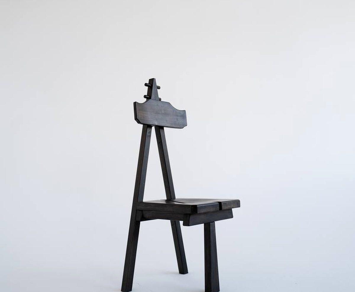 TETREE Модель 2 — стул-мольберт из массива бука